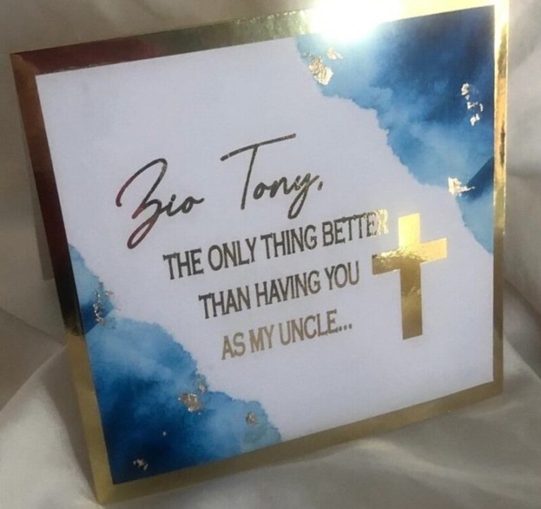 Personalized Confirmation Sponsor Proposal Card